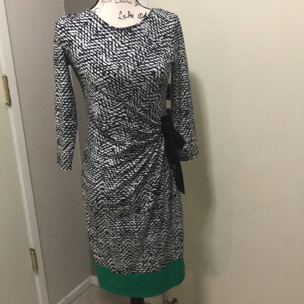 3/4 sleeve unlined dress